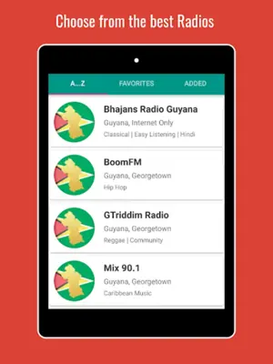 Radio Guyana android App screenshot 1