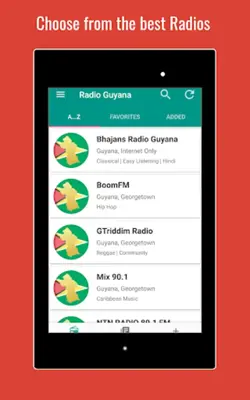 Radio Guyana android App screenshot 3